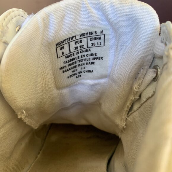 Guess - White Vegan Leather Wedge Runners - Picture 5 of 9